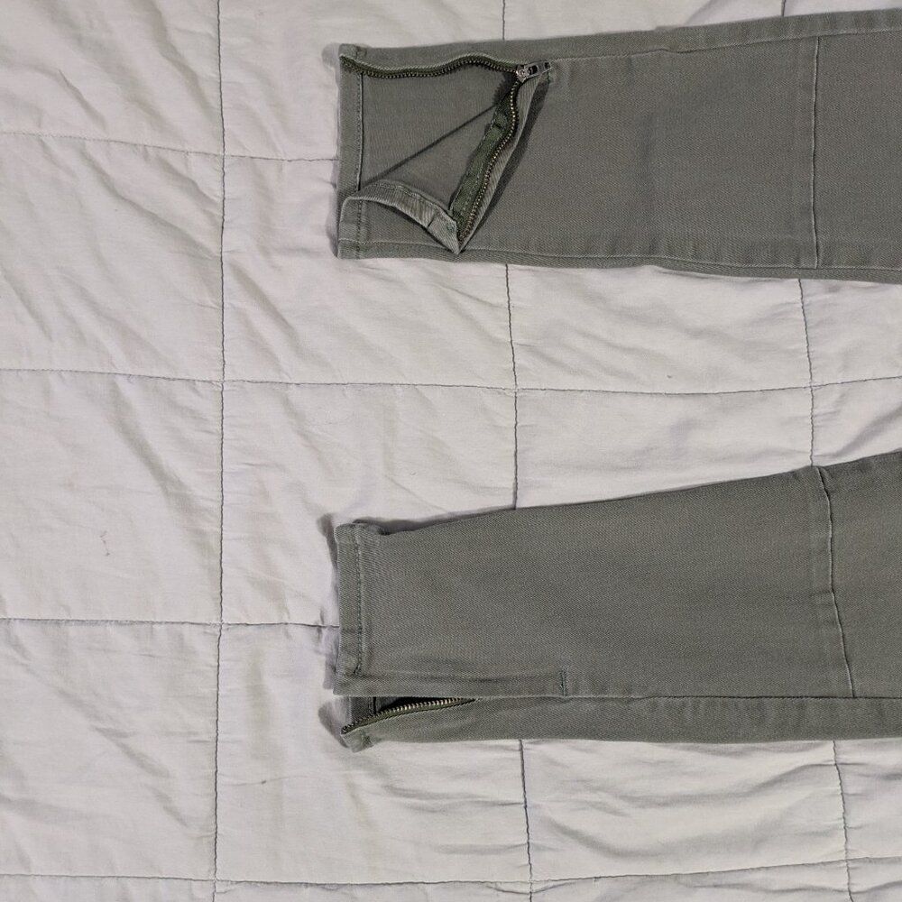 Levis 710 Super Skinny Olive Green sz 31 - Picture 5 of 7